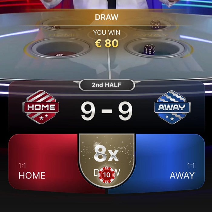 Football Studio Dice